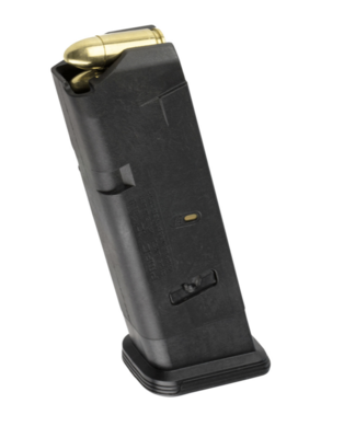 Magpul BLK PMAG GL9 Black Detachable 10rd 9mm Luger for Glock 17