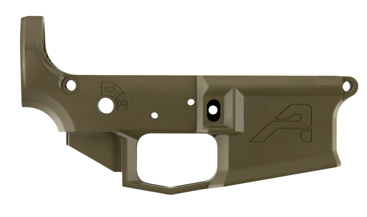 Aero Precision APAR600002C M4E1 Receiver Multi-Caliber Flat Dark Earth Cerakote Finish 7075-T6 Aluminum Material with Mil-Spec Dimensions for AR-15