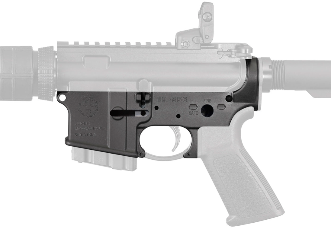Ruger AR Lower Receiver Multi-Caliber 7075-T6 Aluminum Black Anodized