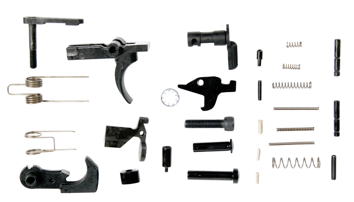 LBE Unlimited Lower Parts Kit AR-15 Black