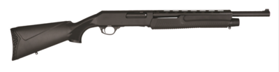 Dickinson 12 Gauge with 18.50&quot; Heat Shield Barrel, 3&quot; Chamber, 5+1 Capacity, Black Metal Finish &amp; Black Synthetic Stock Right Hand (Full Size)