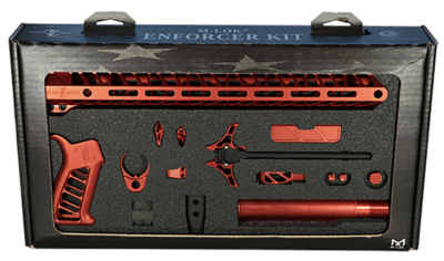 TimberCreek Outdoors Enforcer Complete Build Kit Red Anodized for AR-15