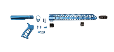 Timber Creek Outdoors Enforcer Complete Build Kit Blue Anodized for AR-15