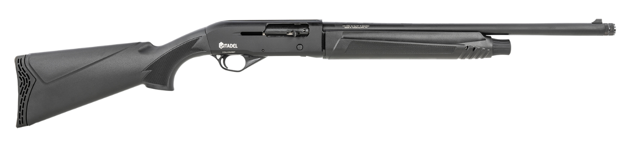 Citadel Semi-Auto 12 Gauge with 20&quot; Barrel, 3&quot; Chamber, 4+1 Capacity, Black Metal Finish &amp; Black Synthetic Stock Right Hand (Full Size)