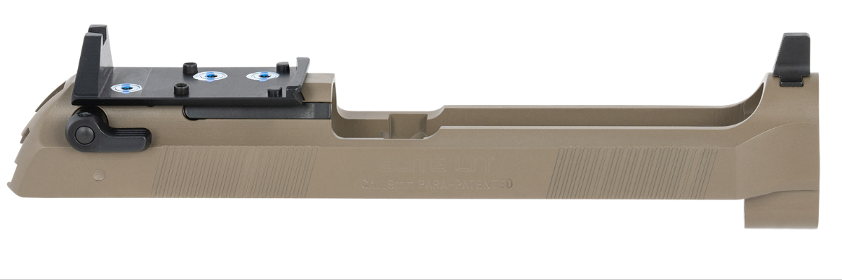Langdon Tactical Tech Elite LTT Red Dot Ready Slide Beretta 92FS 9mm Luger Cerakote Black Steel