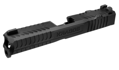 CMC Triggers Kragos Slide Black DLC 17-4 Stainless Steel fits Glock G19 Gen3 RMR Cut