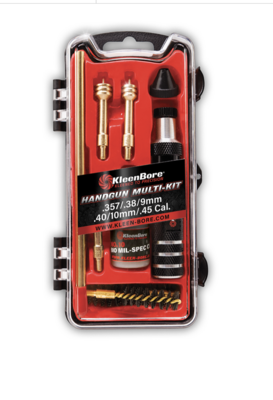 KleenBore  Multi-Pistol Kit Multi-Caliber Handgun Black/Red