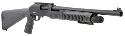 Radikal Tactical Pump 12 Gauge 3&quot; 19&quot; 4+1 Black Hard Coat Anodized Black Fixed Pistol Grip Stock