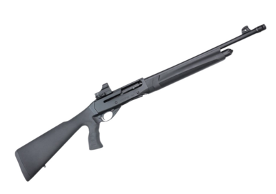 Girsan MC312 Tactical 12 Gauge 3&quot; 18.50&quot; 5+1 Black Rec Black Fixed Pistol Grip Stock