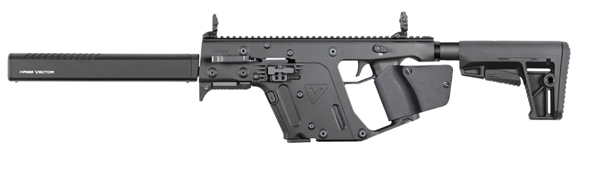 Kriss USA KV10CBL22 Vector Gen II CRB *CA Compliant 10mm Auto 16&quot; 10+1 Black