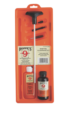 Hoppe&#39;s Pistol Cleaning Kit 38 / 357 Cal / 9mm (Clam Pack)