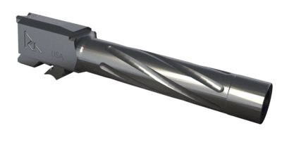 Rival Arms RA20S201B Precision V1 Drop-In Barrel 9mm Luger 3.10&quot; Graphite PVD Finish 416R Stainless Steel Material for S&amp;W M&amp;P (Except for M2.0)
