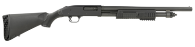 Mossberg 52153 590 12 Gauge 6+1 18.50&quot; Barrel, Cylinder Bore Choke, Parkerized Finish, Synthetic Flex Stock, Manual Safety