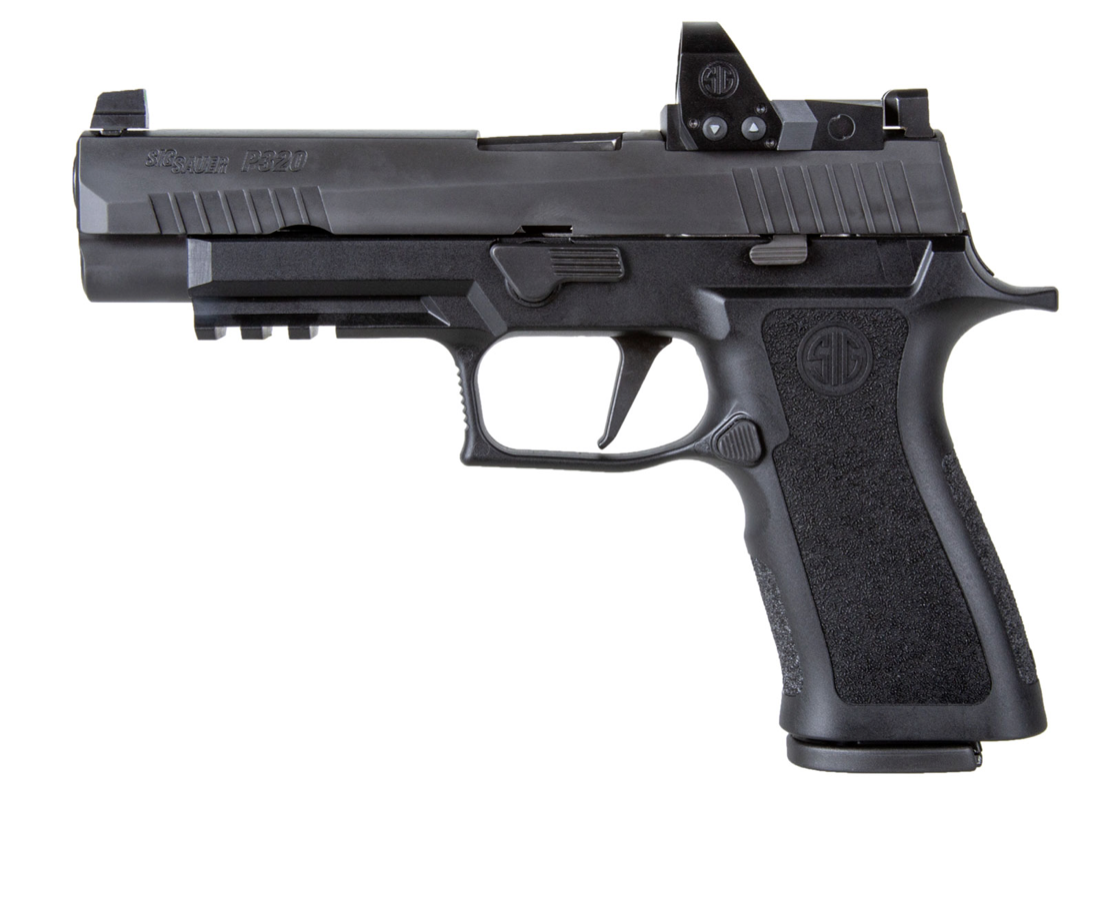 Sig Sauer 320XF9BXR3RXP10 P320 XFull Size RXP Striker Fire 9mm Luger Caliber with 4.70&quot; Barrel, 10+1 Capacity, Overall Black Finish Stainless Steel, Picatinny Rail Frame, Serrated/Optic Cut Slide &amp; Po