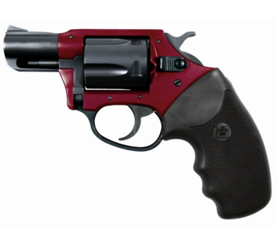 Charter Arms 53824 Undercover Lite 38 Special Caliber with 2&quot; Black Finish Barrel, 5rd Capacity Black Finish Cylinder, Red Finish Aluminum Frame &amp; Finger Grooved Black Rubber Grip