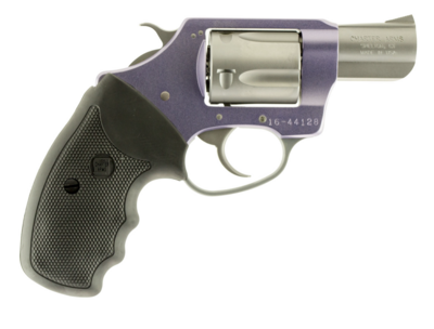 Charter Arms 53840 Undercover Lite Lavender Lady 38 Special Caliber with 2&quot; Stainless Finish Barrel, 5rd Capacity Stainless Finish Cylinder, Lavender Finish Aluminum Frame &amp; Finger Grooved Black Rubbe