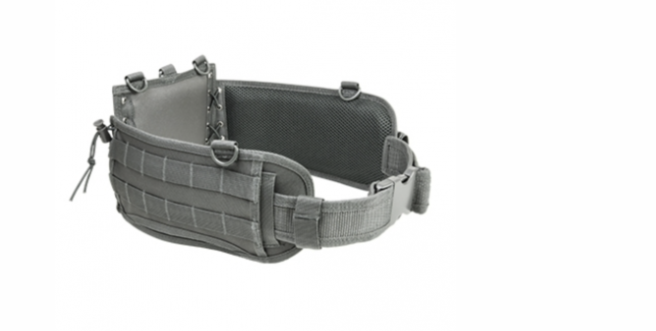 VISM by NcSTAR BATTLE BELT W/ PISTOL BELT - URBAN GRAY