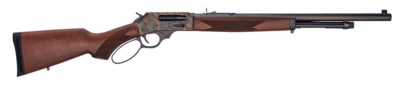 Henry Big Boy H012GCC  Side Gate 44 Mag Caliber with 10+1 Capacity, 20&quot; Blued Barrel, Color Case Hardened Metal Finish &amp; American Walnut Stock Right Hand (Full Size)