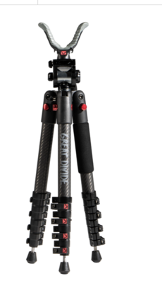 Bog-Pod Great Divide 6.40&quot; High Black Carbon Fiber/Steel