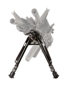 Blackhawk Sportster Pivot + Traverse Bipod 13.50-23&quot; Black Anodized Metal Sling Swivel Attached with Rubber Feet