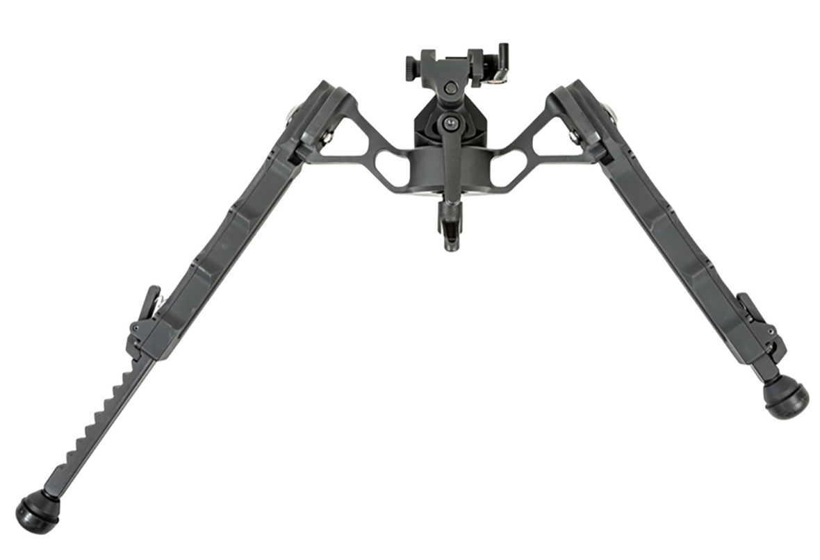 Accu-Tac FC-5 G2 Arca Spec Bipod made of Black Hardcoat Anodized Aluminum with ARCA Style Rail Attachment, Steel Feet &amp; 6.25&quot;-10.85&quot; Vertical Adjustment