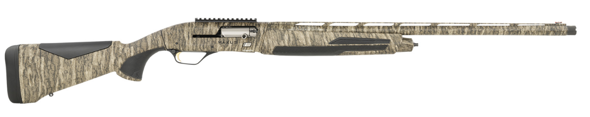Browning 011748205 Maxus II All-Purpose Hunter 12 Gauge 3.5&quot; Chamber 4+1 (2.75&quot;) 26&quot; Barrel, Mossy Oak Bottomland, Synthetic Stock with SoftFlex Cheek Pad, HiViz Magnetic Combo Sight, 4 Chokes Include