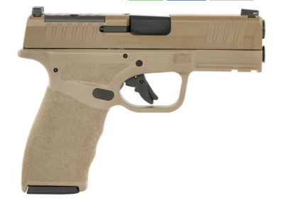 Springfield Armory HCP9379FOSP Hellcat Pro OSP Limited 9mm Luger 15+1 3.70&quot; Black Melonite Flat Dark Earth Cerakote Optic Ready/Serrated Steel Slide Flat Dark Earth Polymer Frame w/Picatinny Rail FDE 
