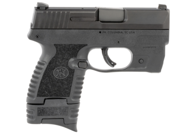 FN 661000982 503 9mm Luger Striker Fire 8+1/6+1 3.10&quot; Recessed Crown Barrel, Matte Black Polymer Frame, Serrated Steel Slide, Includes Light &amp; 2 Magazines