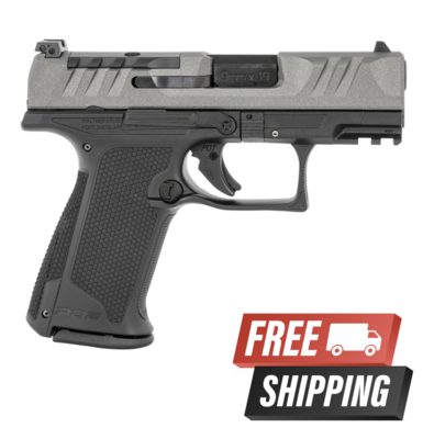 Walther Arms PDP F-Series 9mm Luger 15+1 4&quot; Barrel, Polymer Frame w/Picatinny Acc. Rail, Exclusive Gray Optic Cut Slide, Performance Duty Textured Grip w/Interchangeable Backstrap