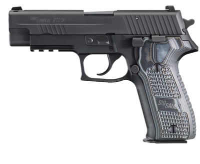 SigSauer P226 Full Size Extreme *CA Compliant 9mm Luger Caliber with 4.40&quot; Barrel, 10+1 Capacity, Black Hardcoat Anodized Finish Aluminum Picatinny Rail Frame, Serrated Black Nitron Stainless Steel Sl