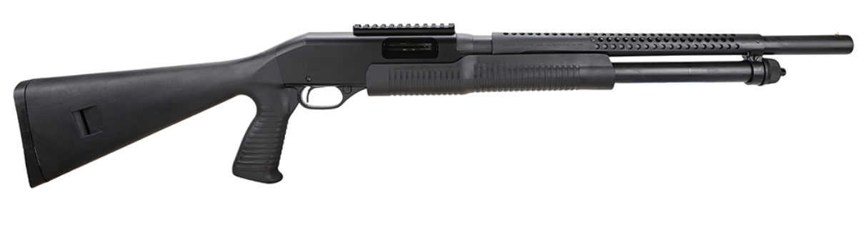 Stevens 19496 320 Security 12 Gauge 18.50&quot; 5+1 3&quot; Matte Black Matte Black Fixed Pistol Grip Stock Ambidextrous Hand (Full Size) 1-Piece Rail Includes Cylinder Choke