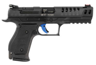 Walther Arms 2846942 PPQ M2 Q5 Match 9mm Luger Caliber with 5&quot; Barrel, 15+1 Capacity, Black Finish Steel Picatinny Rail/Beavertail Frame, Serrated/Optic Cut Matte Black Tenifer Steel Ported Slide &amp; Wr