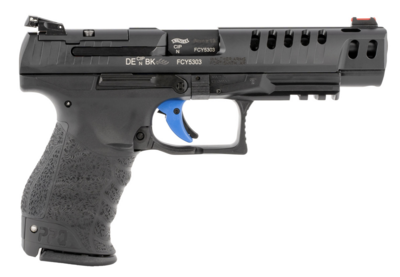 Walther Arms 2846977 PPQ Classic M1 Q5 Match 9mm Luger Caliber with 5&quot; Barrel, 15+1 Capacity, Black Finish Polymer Picatinny Rail Frame, Serrated/Optic Cut Matte Black Tenifer Steel Ported Slide &amp; Fin