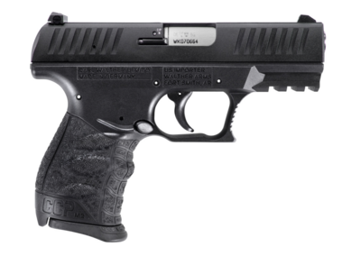 Walther Arms 5082500 CCP M2 380 ACP Caliber with 3.54&quot; Barrel, 8+1 Capacity, Black Finish Picatinny Rail Frame, Serrated Black Cerakote Steel Slide &amp; Finger Grooved Polymer Grip