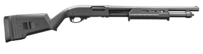 REM Arms Firearms R81192 870 Express Tactical 12 Gauge with 18.50&quot; Cylinder Bore Barrel, 3&quot; Chamber, 6+1 Capacity, Matte Blued Metal Finish, Matte Black Fixed Magpul SGA/MOE Stock &amp; Bead Sight Right H