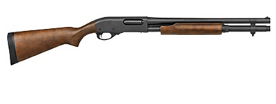 REM Arms Firearms R81197 870 Home Defense 12 Gauge with 18.50&quot; Barrel, 3&quot; Chamber, 6+1 Capacity, Matte Blued Metal Finish, Satin Hardwood Stock &amp; Bead Sight Right Hand (Full Size) Includes Cylinder Re
