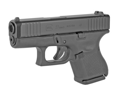 Glock G27 Gen5 Subcompact 40 S&amp;W 3.43&quot; Glock Marksman Barrel 9+1, Black Frame &amp; nDLC Slide, Modular Backstrap, Reversible Mag. Catch &amp; Slide Stop, Safe Action Trigger