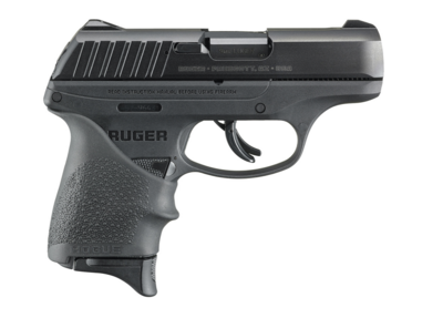 Ruger 13211 EC9s 9mm Luger Black Oxide Alloy Steel 3.5&quot; Barrel 7+1, Black High Performance Glass-Filled Nylon Frame, Black Oxide Hardened Steel Slide, Hogue Beavertail Handall Grip Sleeve With Cobbles