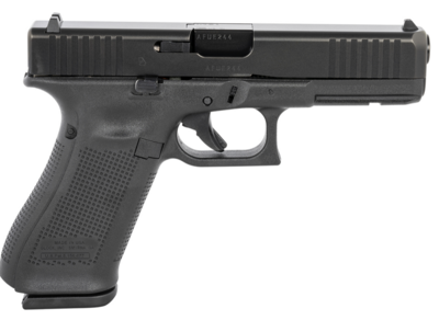 Glock  G17 Gen5 9mm Luger 4.49&quot; Glock Marksman Barrel 17+1,Black Frame&amp; nDLC Slide, Rough Texture Modular Backstrap, Safe Action Trigger (US Made)