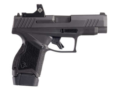 Taurus GX4 XL 9mm Luger 13+1/11+1 3.70&quot;, Black Steel T.O.R.O Optic Cut Slide, Polymer Grip, Interchangeable Backstrap, Riton Red Dot