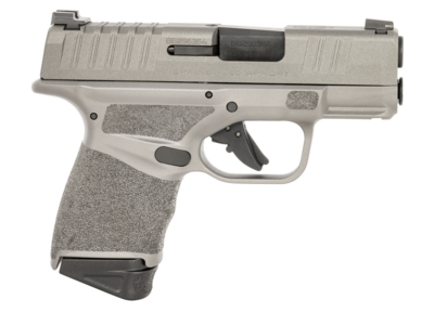 Springfield Armory HC9319Y Hellcat Micro-Compact 9mm Luger 13+1 3&quot; Black Melonite Barrel, Tungsten Gray Cerakote Serrated Slide &amp; Steel Frame w/Picatinny Rail, Gray Polymer w/Adaptive Texture Grips