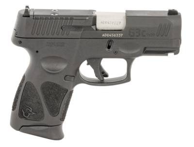 Taurus 1G3CP9312X12 G3C 9mm Luger 12+1 3.20&quot; Matte Stainless Steel Barrel, Matte Black Tenifer Optic Cut/Serrated Slide, Black Polymer Frame w/Picatinny Rail, Black Polymer Grips