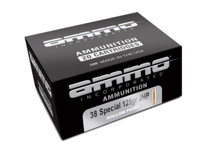 Ammo Inc. 38 Special 125 gr Jacketed Hollow Point (JHP) 20 Per Box