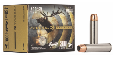 Federal Premium Hunting 460 S&amp;W Mag 300 gr Swift A-Frame (SWFR) 20 Per Box