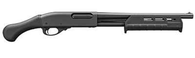 REM Arms Firearms R81145 870 Tac-14 20 Gauge with 14&quot; Barrel, 3&quot; Chamber, 4+1 Capacity, Black Oxide Metal Finish, Black Fixed Raptor Grip Stock &amp; Bead Sight Right Hand (Full Size) Includes Cylinder Ch