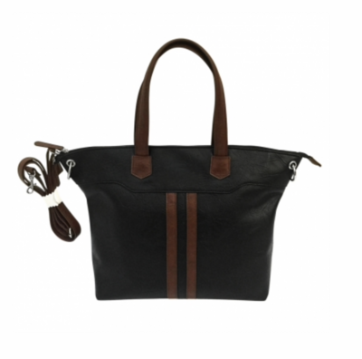 VISM by NcSTAR CONCEALED CARRY SATCHEL- BLACK W/BROWN