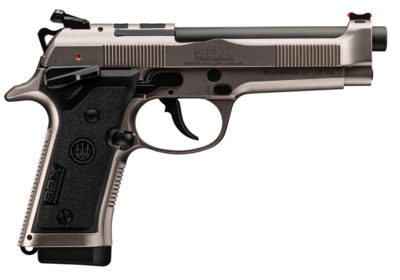 Beretta USA J92XRD20 92X Performance Defensive 9mm Luger 4.90&quot; Barrel 10+1, Gray Nistan Finish Steel Frame, Serrated Optic Cut Slide, Polymer Grip