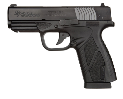 Bersa BP380MCC BPCC Concealed Carry 380 ACP 8+1 3.30&quot; Barrel, Matte Black Polymer Frame w/Picatinny Acc. Rail, Serrated Steel Slide, Polymer Grip, Manual Safety