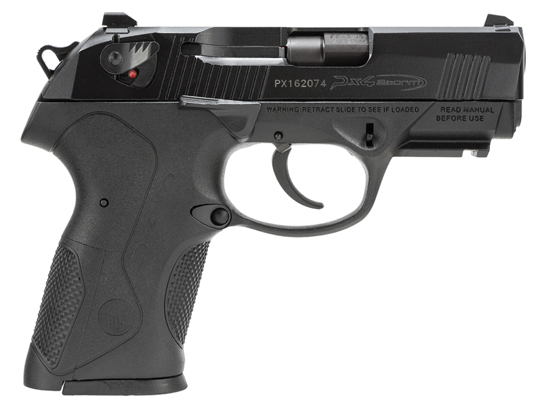 Beretta USA JXC9F21 Px4 Storm Compact 9mm Luger 3.27&quot; Barrel 15+1, Black Polymer Frame, Serrated Bruniton Finish Steel Slide