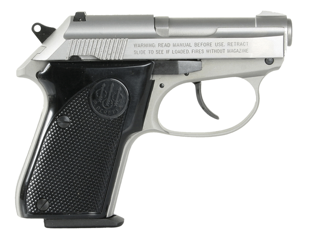Beretta USA J320500 3032 Tomcat 32 ACP 2.40&quot; Tip-Up Barrel 7+1, Stainless Steel Frame/Slide, Black Polymer Grip